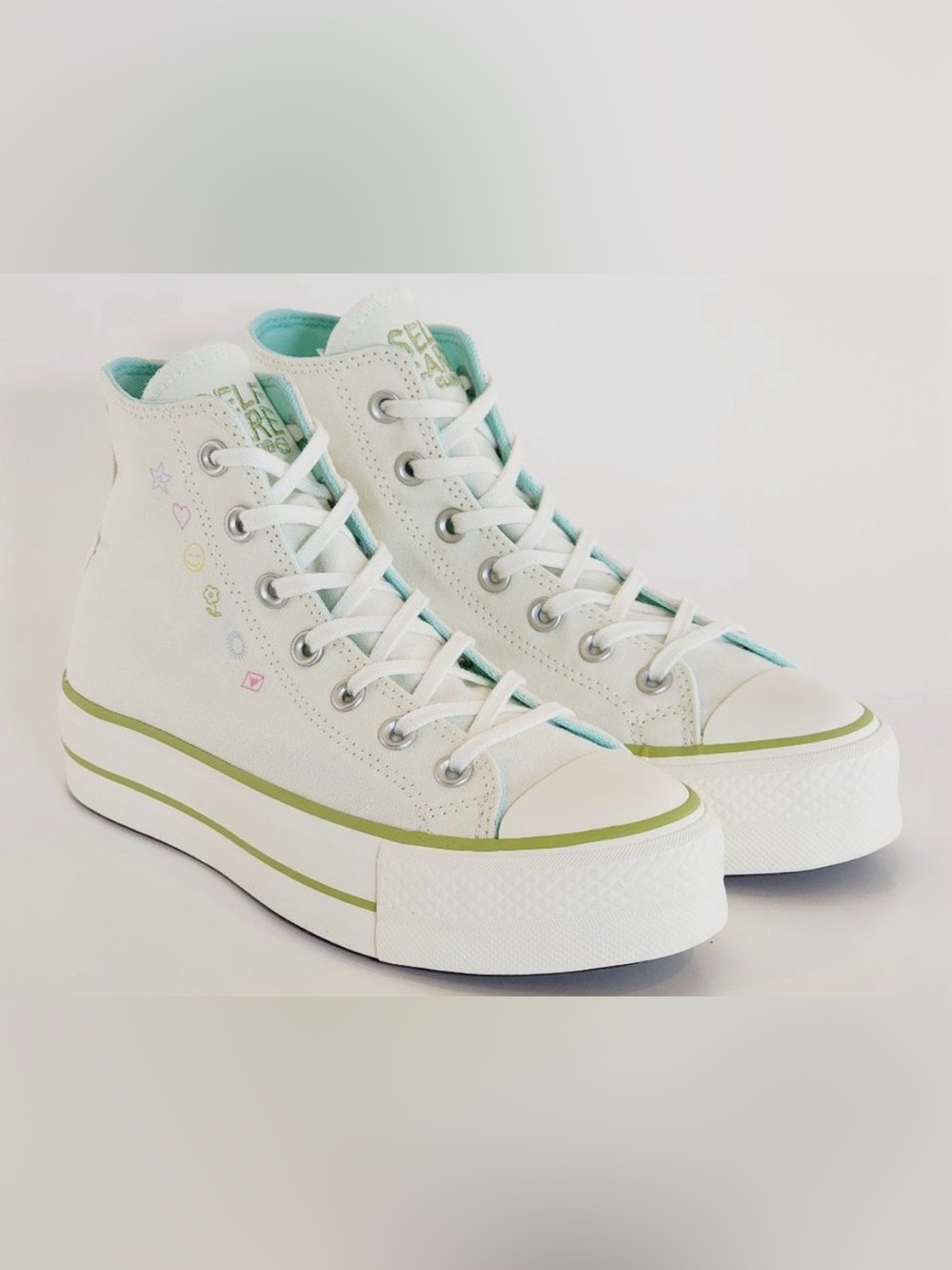 Converse Chuck Taylor All Star “Self Care Club” High Top Platform Sneaker (S 8) - Picture 12 of 12